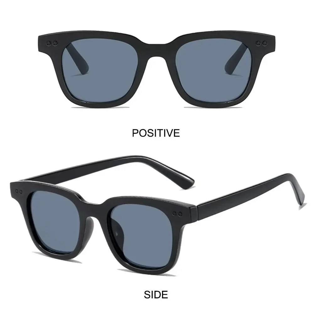 New Vintage Ocean Lens Sun Glasses Cycling Sunglasses for Men Women Fashion Square Frame Sunglasses UV Protection Eyewear Shades