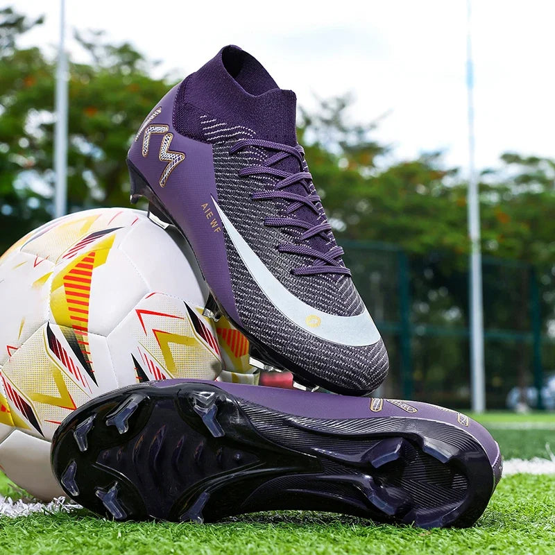 New Men Match Football Boots Ankle Non-Slip TF/FG Professional Soccer Shoes Boys Sneakers Comfortable Sports Shoes Unisex