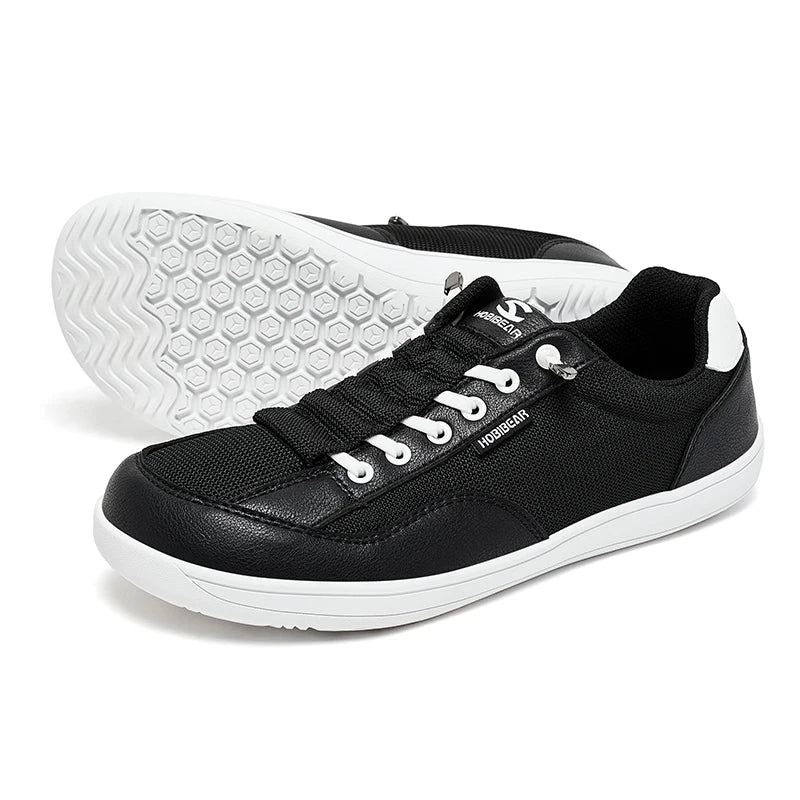 Wide-Toe-Box Barefoot Shoes Womens Mens Zero Drop Slip On Sneakers Minimalist Walking Shoes