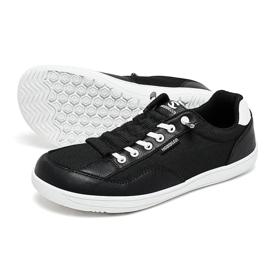 Wide-Toe-Box Barefoot Shoes Womens Mens Zero Drop Slip On Sneakers Minimalist Walking Shoes