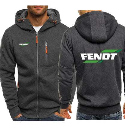New Spring Autumn Fendt Hoodied Men's Fashion Long Sleeve Zipper Cotton Hip-Hop Harajuku Hoody Casual Jacket hoodies coat XXXL
