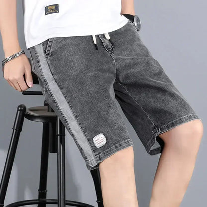 Men's Short Jeans Pants Cargo Big Size Oversize Male Denim Shorts Very Micro Cut Original Cowboy Korean Fashion Xxxl Xl Popular