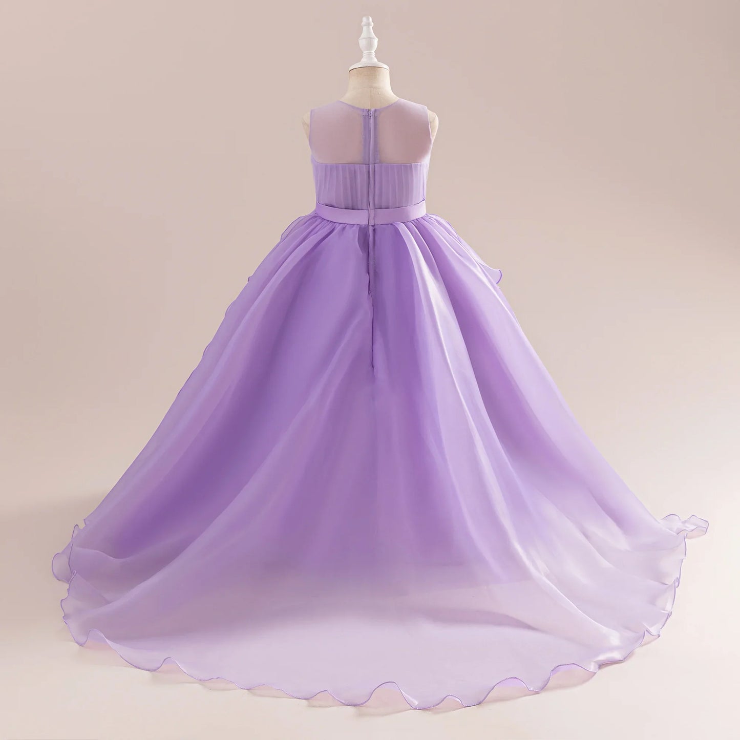 Summer Baptism Bridesmaids Girls Party Dress Elegant Tulle Wedding Princess Prom Dress For Girl Gala Birthday Christmas Vestidos