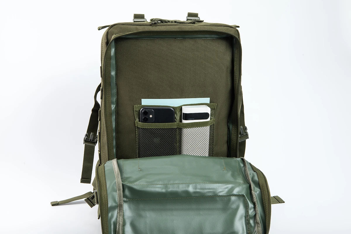 45L Tactical Backpack Large Capacity Outdoor Rucksack 3 Day Fitness Hiking Bag Hiking Camping Gear Backpacks