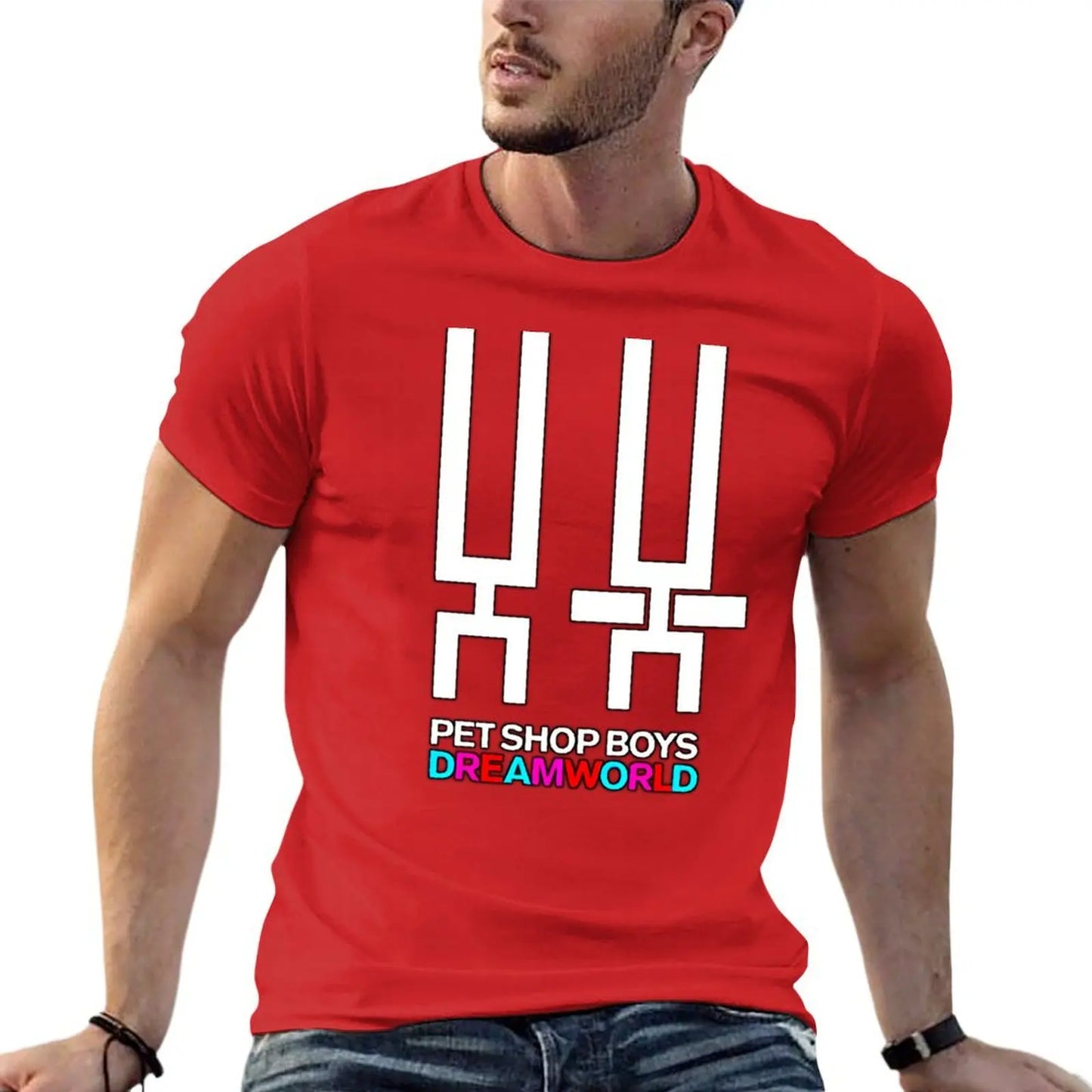 Pet Shop Boys T-Shirt tees blanks anime clothes sublime men clothing