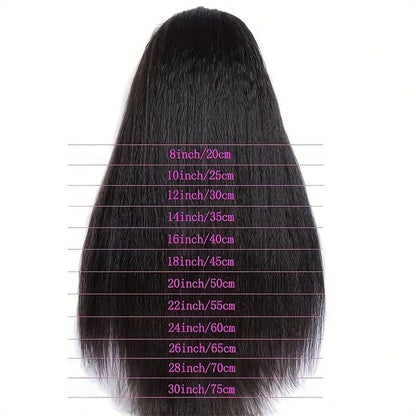 13x4 Straight HD Lace Front Human Hair Wigs kinky Straight 360 Full Lace Frontal Wigs For Women Pre Plucked 250 Density