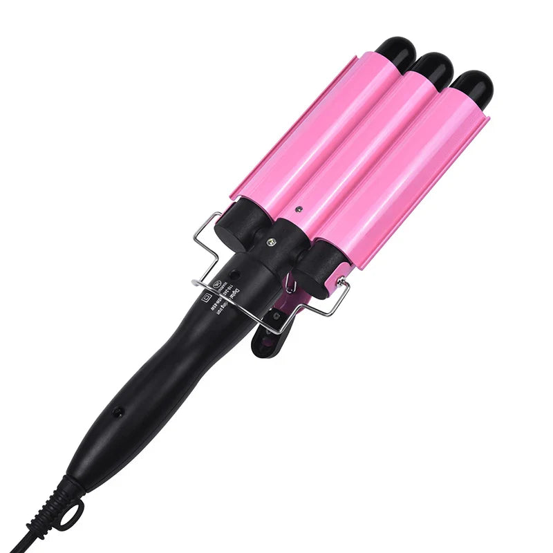 Hot Selling Three Tube Curling Stick Egg Roll Fluffy Thin Curling Stick Waver Hair Curler 3 Barrel Hair Curler