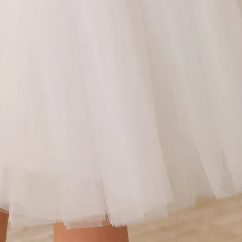 3-10 Girls Sleeveless Dress Children Simple Princess Dress Girls Summer Short Dress Event Performance Birthday Party Dresses