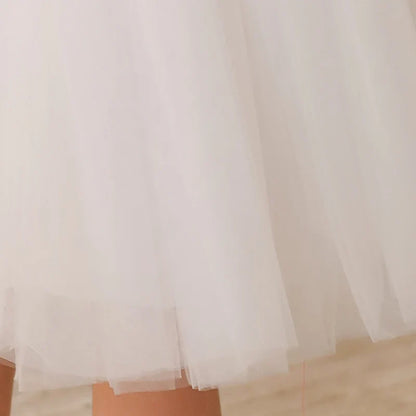 3-10 Girls Sleeveless Dress Children Simple Princess Dress Girls Summer Short Dress Event Performance Birthday Party Dresses