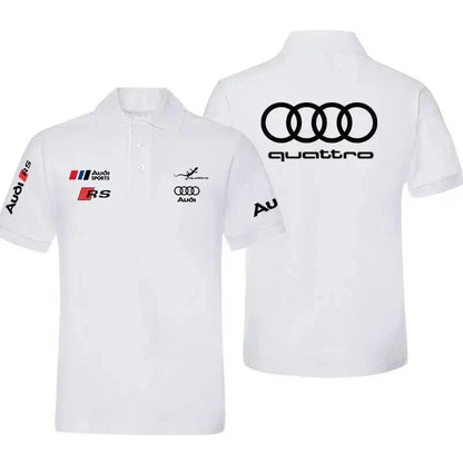 Performance Car Car Modified Men's POLO Shirt Summer Lapel Short Sleeve Racing Motorcycle T-Shirt