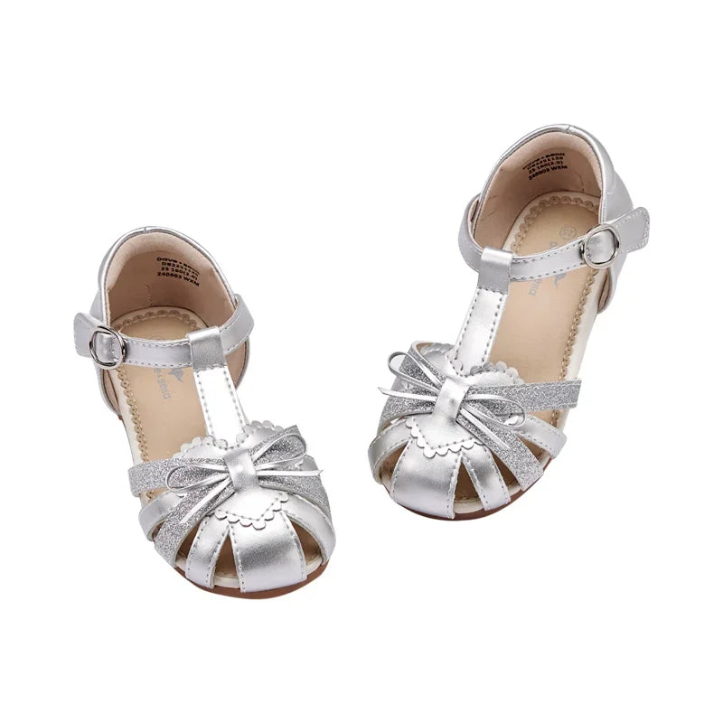 Baby Girls Sandals Summer Lovely Soft Leather Shoes Children's Princess Crystal Shoes Party Outdoor Cool DB2252034
