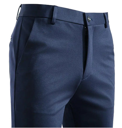 Male Smart Casual Pants Stretchy Men's Lightweight Quick Dry Breathable Slacks Casual Work Dress Pants for Men