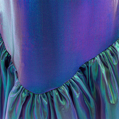 Summer Little Mermaid Ariel Girl Dress Cosplay Carnival Halloween Costumes Birthday Party Princess Dress for Girls Mermaids Gown