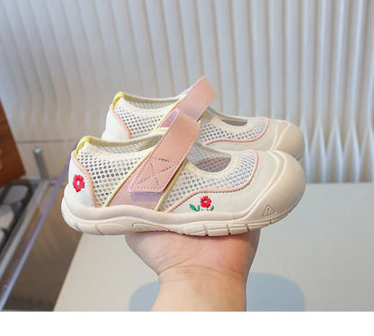 Kids mesh sneaker Anti-slip Sandal Toddler Boy Sports Shoe Girl Children Breathable Beach Sandal Soft Bottom sports casual Shoes