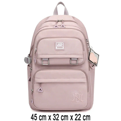 Girl School Bag Backpack Back Pack For Teenager Women Children Female Pink Schoolbag Primary High Bagpack Class Teens Child Kids