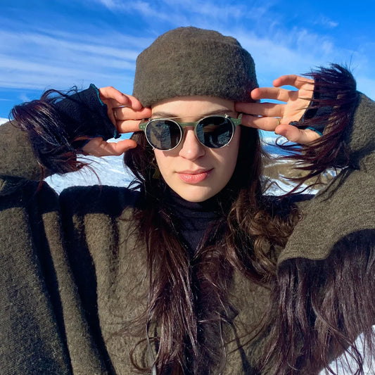 Steampunk Style Glasses (Anti Blue Light Blocking Eyewear) + Clip Lenses（Polarized Sunglasses Clips）for Women Men