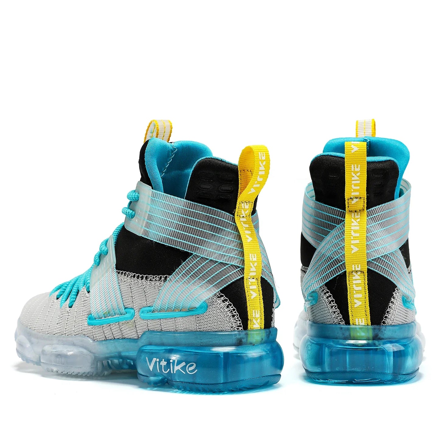 Kids Basketball Shoes High-top Sports Shoes Sneakers Durable Lace-up Non-Slip Running Shoes Secure for Little Kids Big Kids and