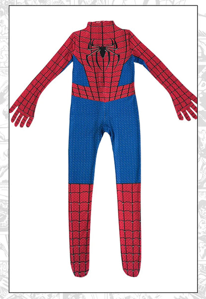 Kids Spider Boy Cosplay Costume Superhero Morales Cosplay Jumpsuit Miles Zentai Jumpsuit Halloween Carnival Party Costume Adult
