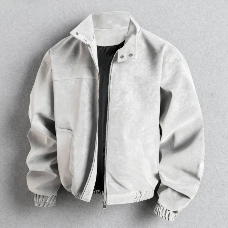 2025 Autumn and Winter New Jacket Men's Stand Up Collar Jacket Loose, Comfortable, Versatile, Handsome, High-quality Jacket  Men