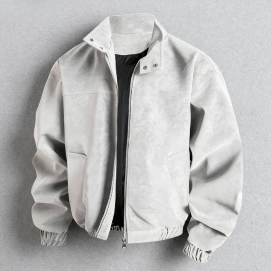 2025 Autumn and Winter New Jacket Men's Stand Up Collar Jacket Loose, Comfortable, Versatile, Handsome, High-quality Jacket  Men