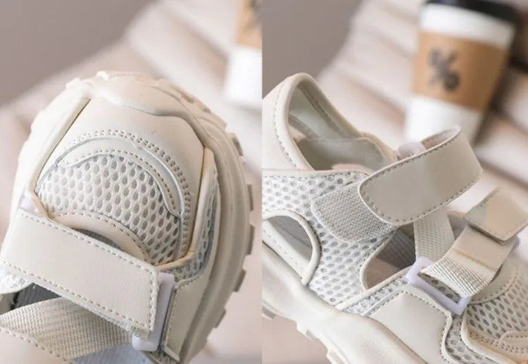 2026 New Design Children's Sports Sandals Breathable Single Mesh Closed-Toe Casual Sneakers for Boys Summer Outdoor Play