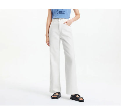 Semir Jeans Women Cool Feeling Wide Leg 2025 New Summer Leg-Lengthening Floor-Length Pants Trendy for Fashionable Style
