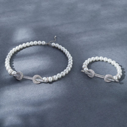 015810 Beaded Choker for Women Color Natural Stone Necklace Set Daily Wear Ceremony Engament Cocktail Party Jewelry Accessories
