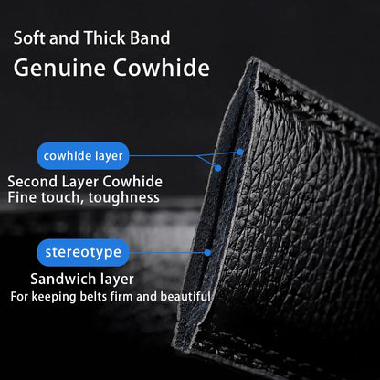 Men Belt Genuine Leather belt for men Alloy buckle ratchet belts Men Designer Belt Automatic belts