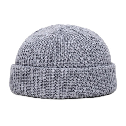 Winter Warm Beanies Casual Short Thread Hip Hop Hat Adult Men  Female Wool