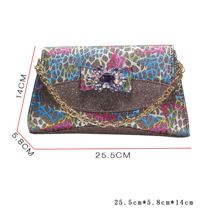 African Fashion Italian Shoes And Bag Sets For Evening Party With Stones Colorful Italian Handbags Match