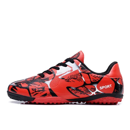 Children Soccer Shoes Sports Society Field Boy Football Shoes Futsal Fast Indoor Sneaker Original Ankle Cleats Football Boots