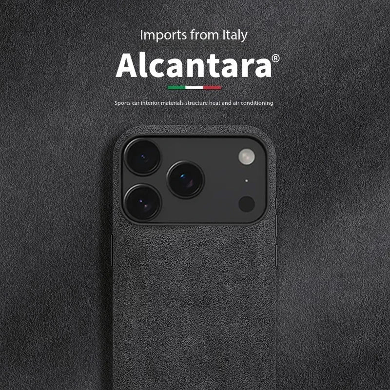 100% Italian Magnetic Case for iPhone 17 Pro Max Air Luxury Magsafe Cover Leather Phone Cases for iPhone 17Pro 17Air