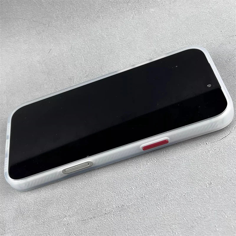 Translucent Magnetic Phone Case for iPhone 17 16 Pro Max For MagSafe Charging Shockproof Matte Cover Silicone Shell