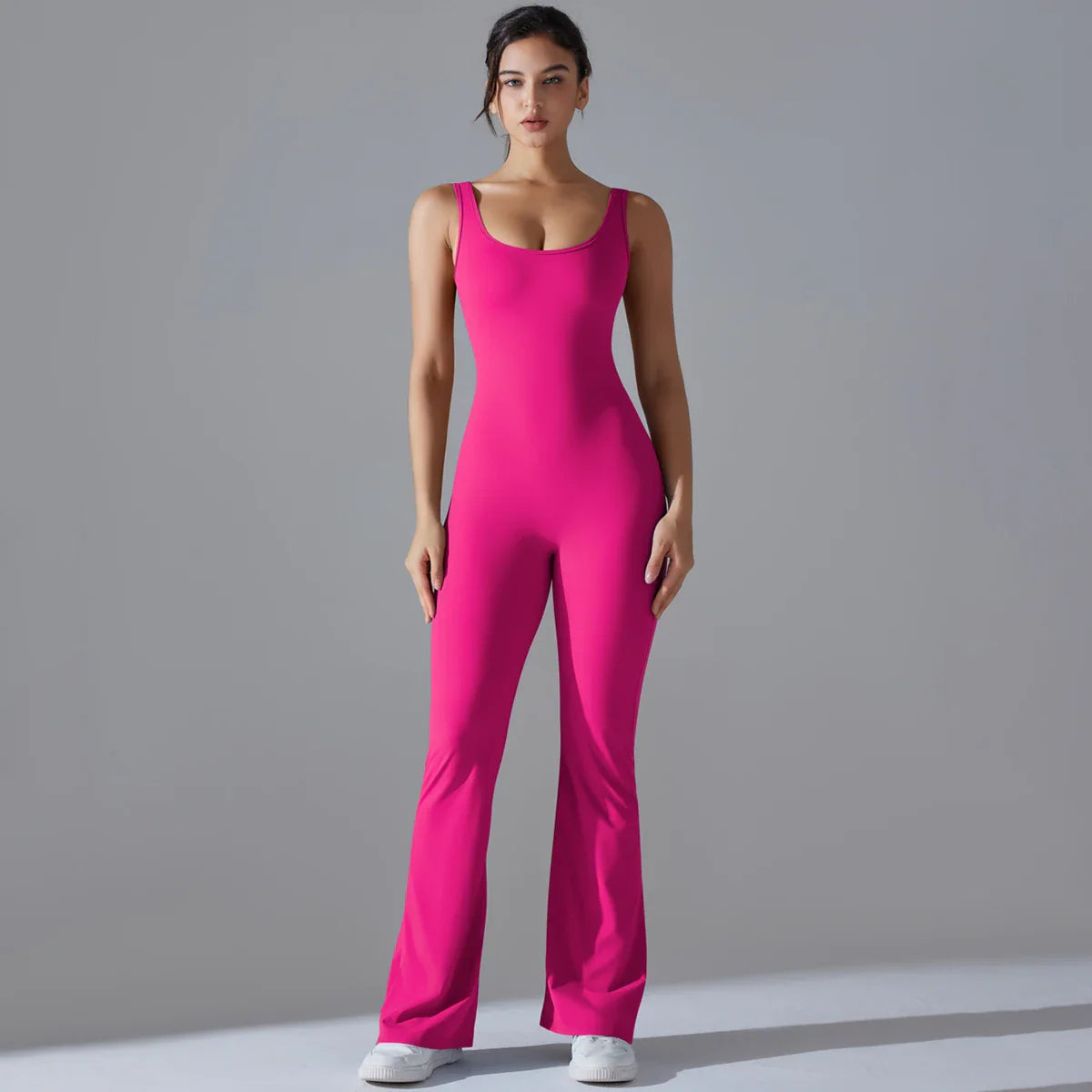 Sexy Back V Jumpsuit Gym Set Women Training Yoga Suit Sportswear Women Sports Jumpsuit Fitness Rompers Stretch Workout Bodysuits