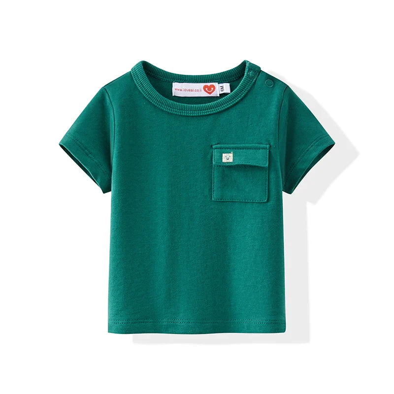 Family clothes with pockets summer label design children's boy and girls dress shirts baby set teenage skirt set