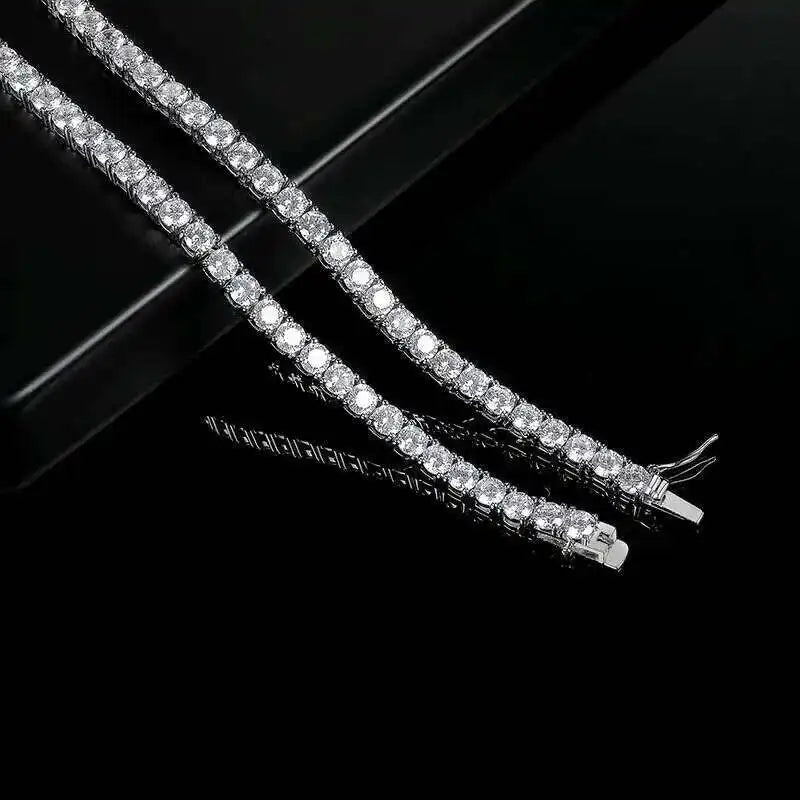 gold bracelet men Moissanite Tennis Bracelet Original S925 Sterling Sier Plated White Gold With GRA Bracelets For Women Man