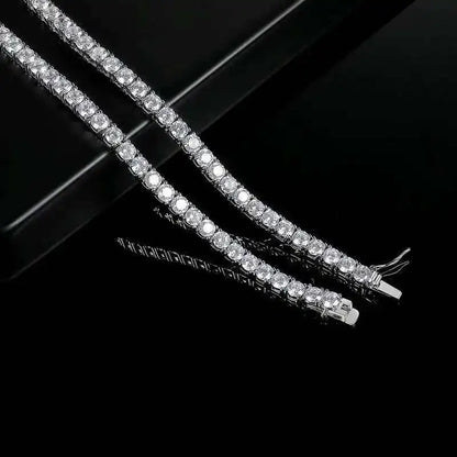 gold bracelet men Moissanite Tennis Bracelet Original S925 Sterling Sier Plated White Gold With GRA Bracelets For Women Man