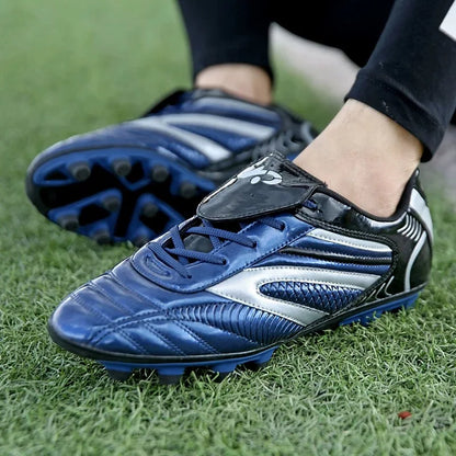 Professional Men's Soccer Cleats Firm Ground Football Boots Shoes Breathable Training Shoes for Outdoor Sports Soccer Outdoor