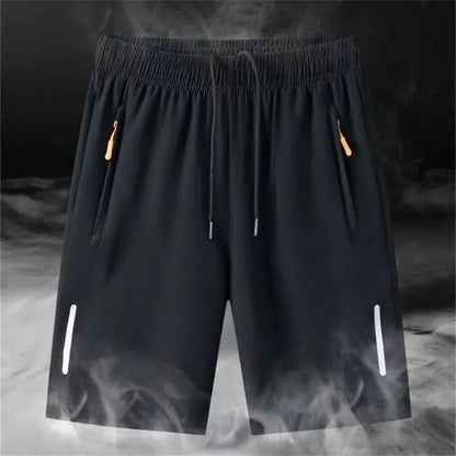 Men's Summer Ultra-thin Ice Silk Beach Casual Shorts