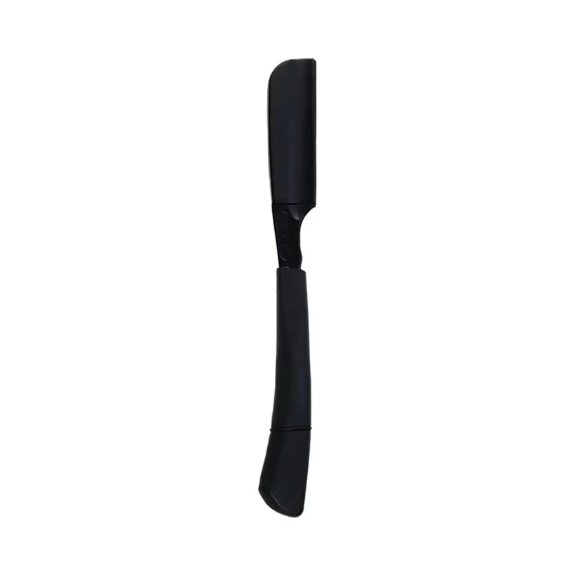 1/2piece - manual straight shaving knife holder beard shaving professional hair cutting trimming tool Special for real hair wigs