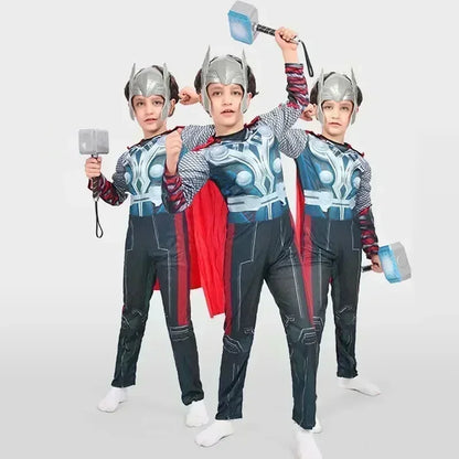 Cosplay Muscle Costume Shield Halloween Costume for Kids Boys Superhero Kids Captain America Costume Captain America