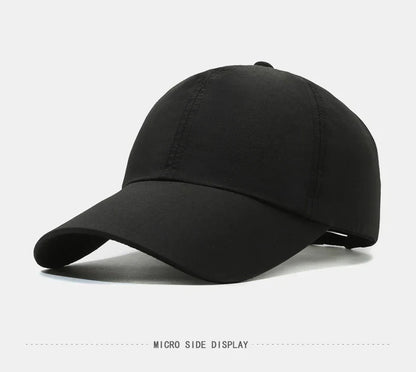 Summer New Ponytail Quick-Drying Sunscreen Hat Fisherman Hat Women Shade Cap Uv Protection Soft Top Hat