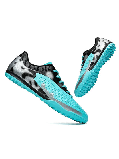 TF Turf Soccer Cleats Breathable Material Comfortable Fit Non-Slip Durable Rubber Sole Professional for Training