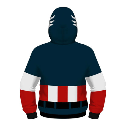 New AnimeSpider Man Iron Man Hoodie Kids Superhero Cosplay Jacket Boys Girls Zipper Star Wars Sweatshirt for Halloween Party