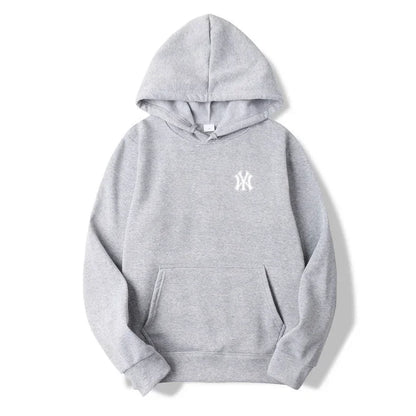 Men's and Women's Casual Fashion Trend Fleece Hooded Hoodies Spring Fall Outdoor Sweatshirt Popular Font Print Pullovers Coat