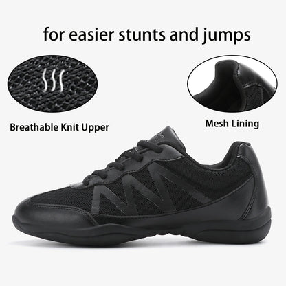 New cheerleading shoes Children's dance shoes Competitive aerobics shoes Fitness shoes Women's white jazz sports shoes 2105