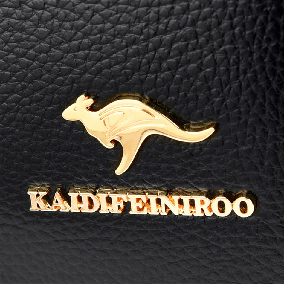 Luxury Designer Crossbody Bag for Women 2024 Brand 3 Layers Handbag Purse Female Genuine High Quality Leather Shoulder Totes Sac