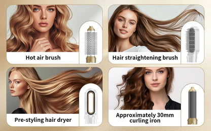 Multi-Functional 5-In-1 Curling And Straightening Comb Hair Accessories Styling Tools And Equipment Hair Dryer For Dyso Gift