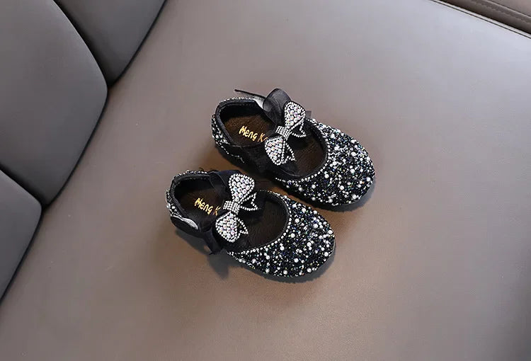 Girls Princess Shoes Children Party Dance Shoes Student Spring Autumn New Flats Kids Performance Shoes