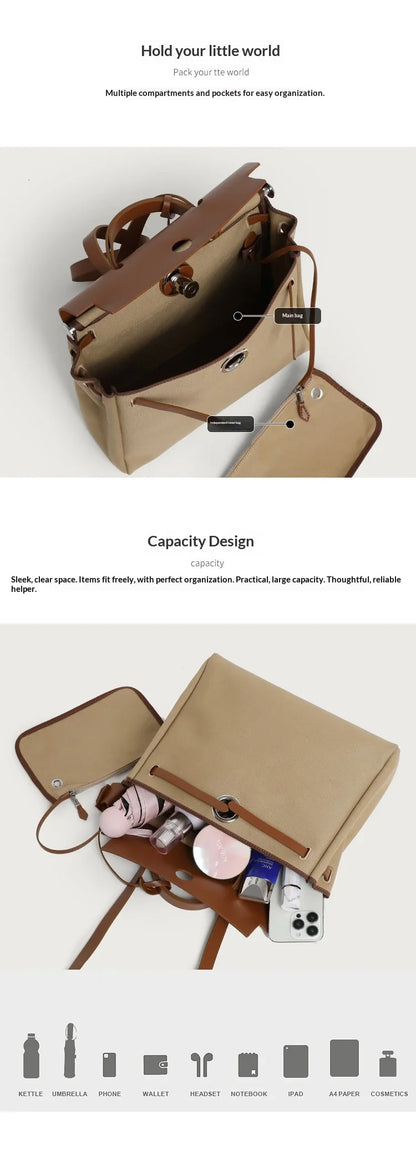 Fashionable Versatile Handbag 2026 New Style Premium Feel Stylish Single Shoulder Tote Bag Casual Commute Crossbody Bag